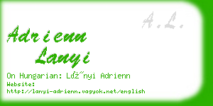 adrienn lanyi business card